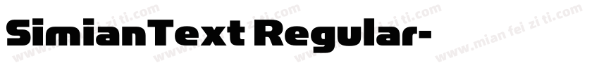 SimianText Regular字体转换
